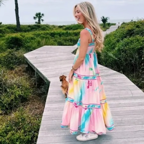 Hunter Bell Rita Gradation Floral Maxi Dress Size XS - Picture 5 of 16